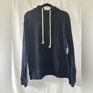 PACT Organic Cotton One For All Hoodie Maritime Navy Unisex  NWT